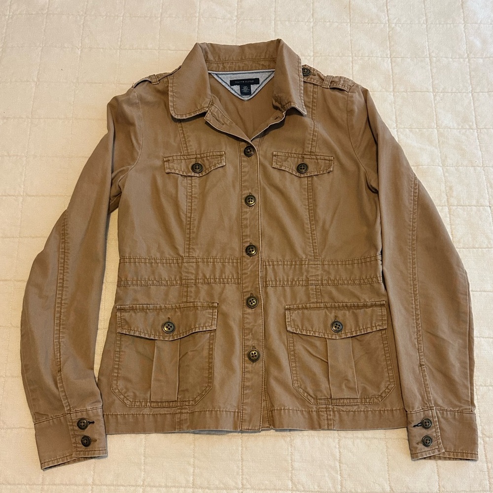 Women's Tan Tommy Hilfiger Jacket